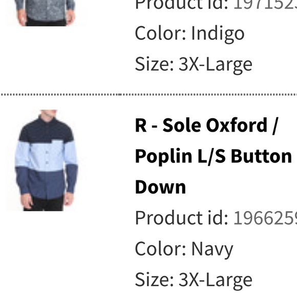 R-Sole tri color block shirt 3XL - Picture 2 of 6